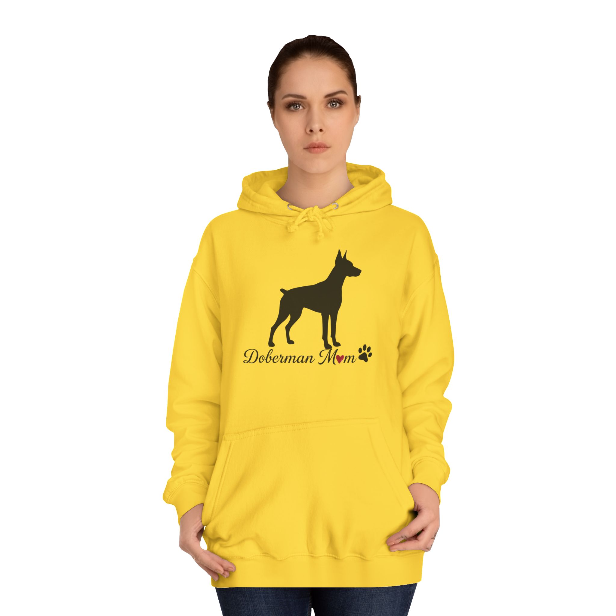 “Cropped Ears” Doberman Mom Hoodie - Image 12