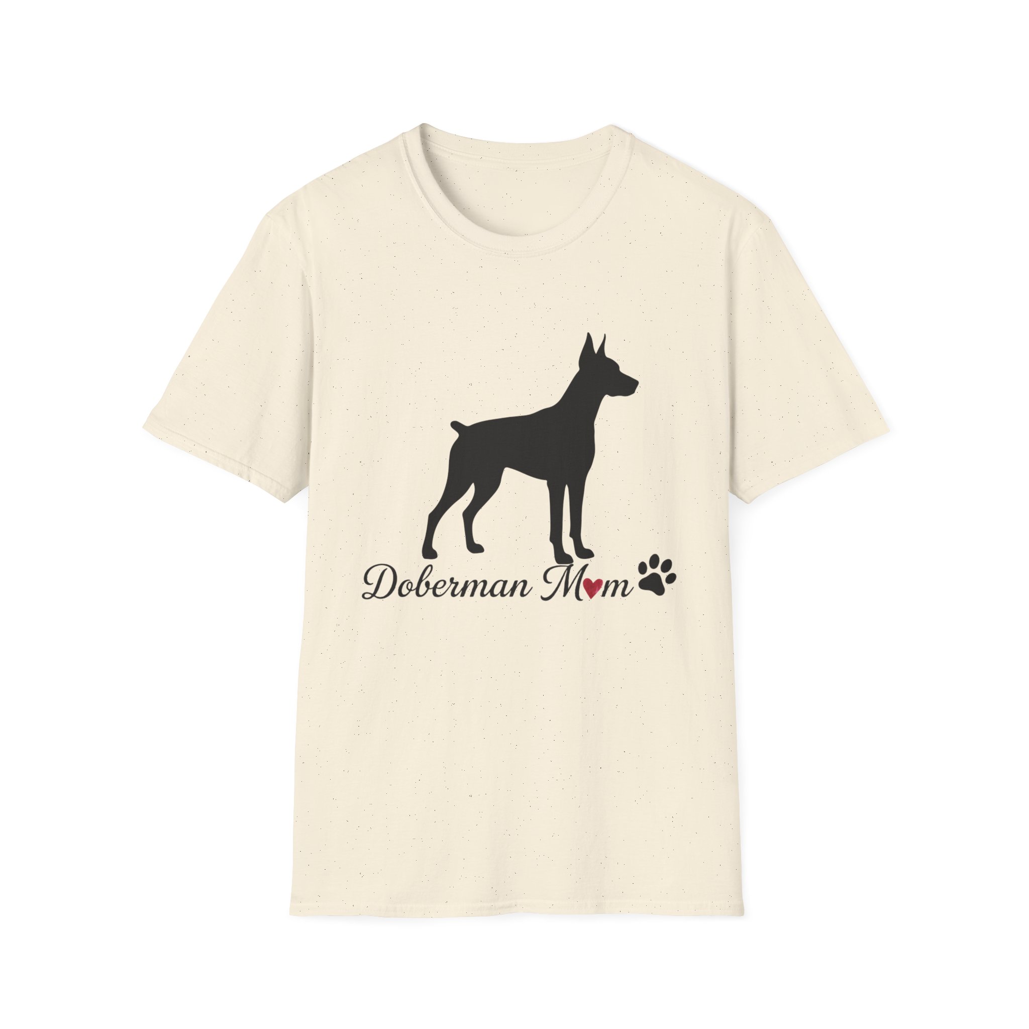 “Cropped Ears” Doberman Mom Softstyle T-Shirt - Image 13
