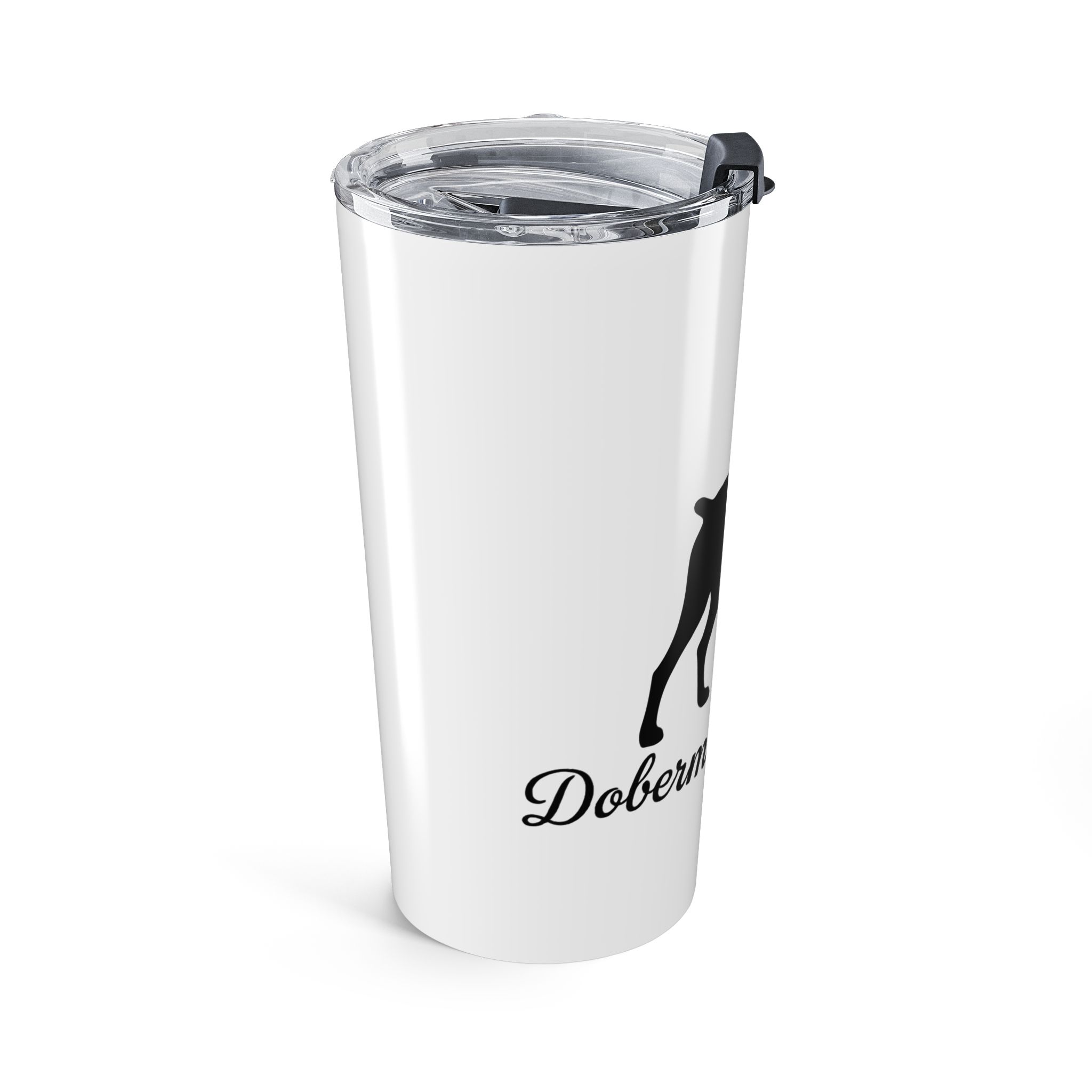 “Cropped Ears” Doberman Mom Tumbler 20oz - Image 3