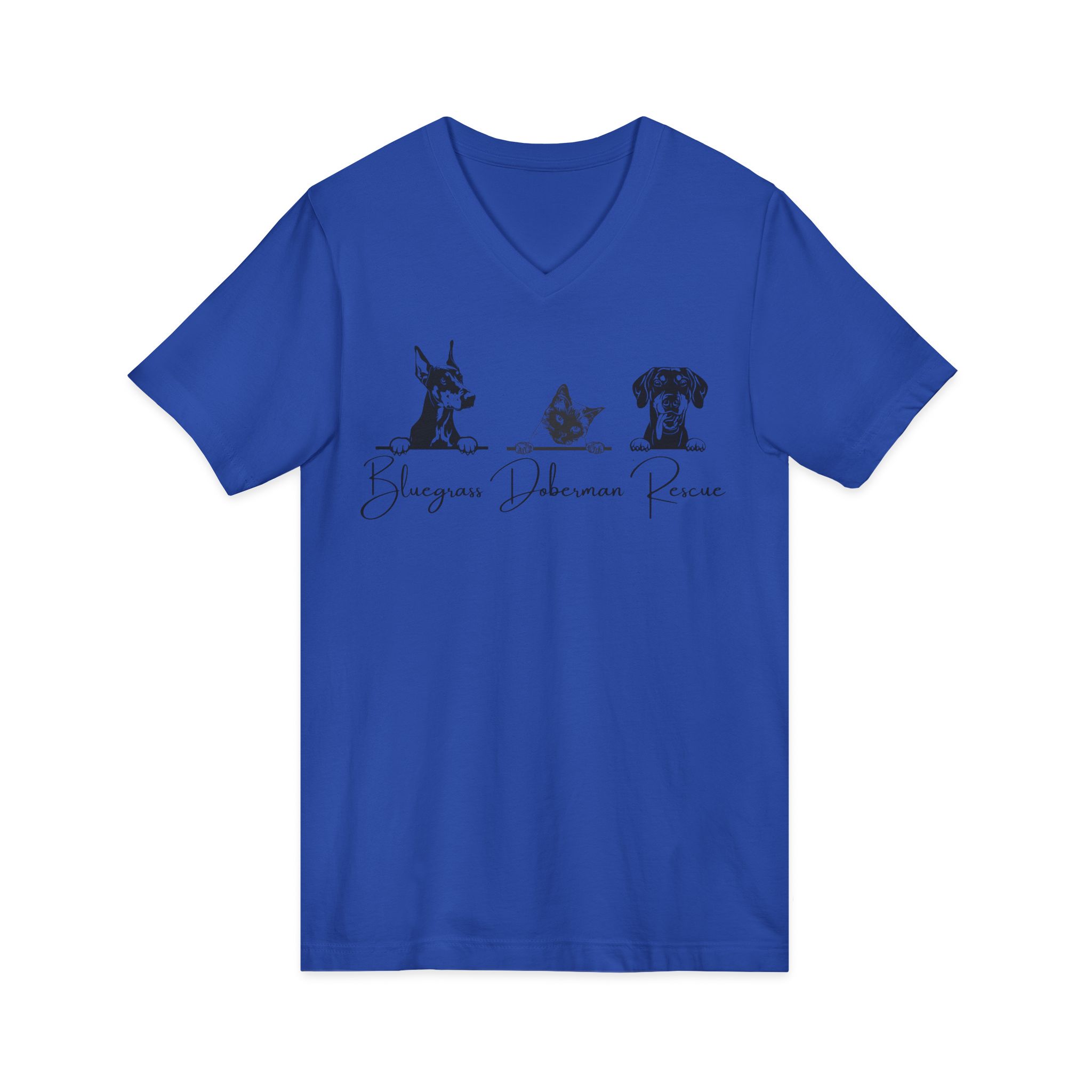 Unisex Jersey Short Sleeve V-Neck Tee - Image 19