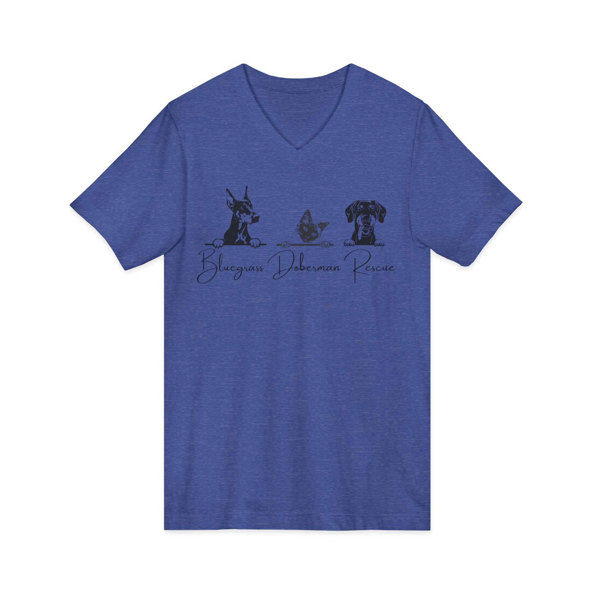 Unisex Jersey Short Sleeve V-Neck Tee - Image 23