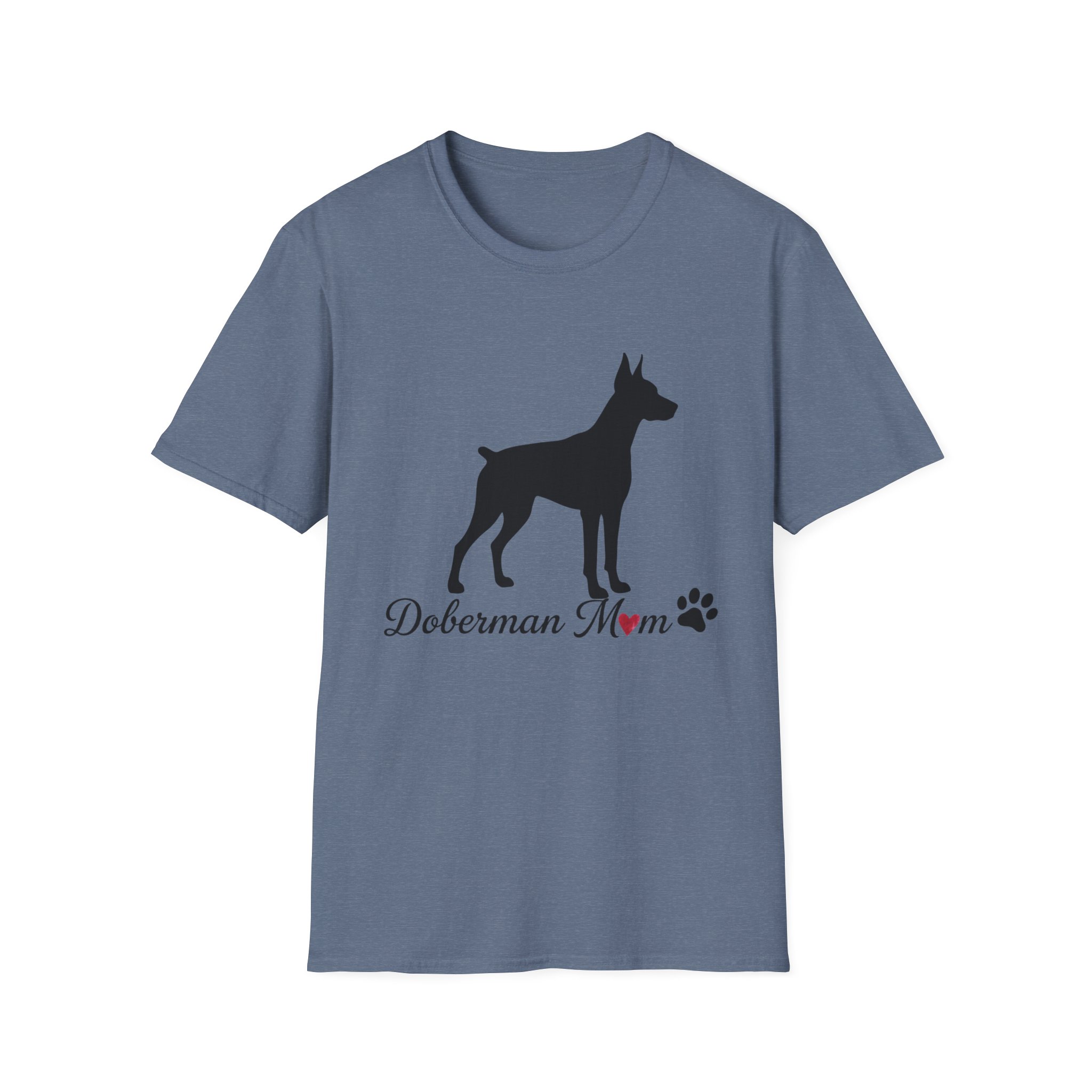 “Cropped Ears” Doberman Mom Softstyle T-Shirt - Image 29