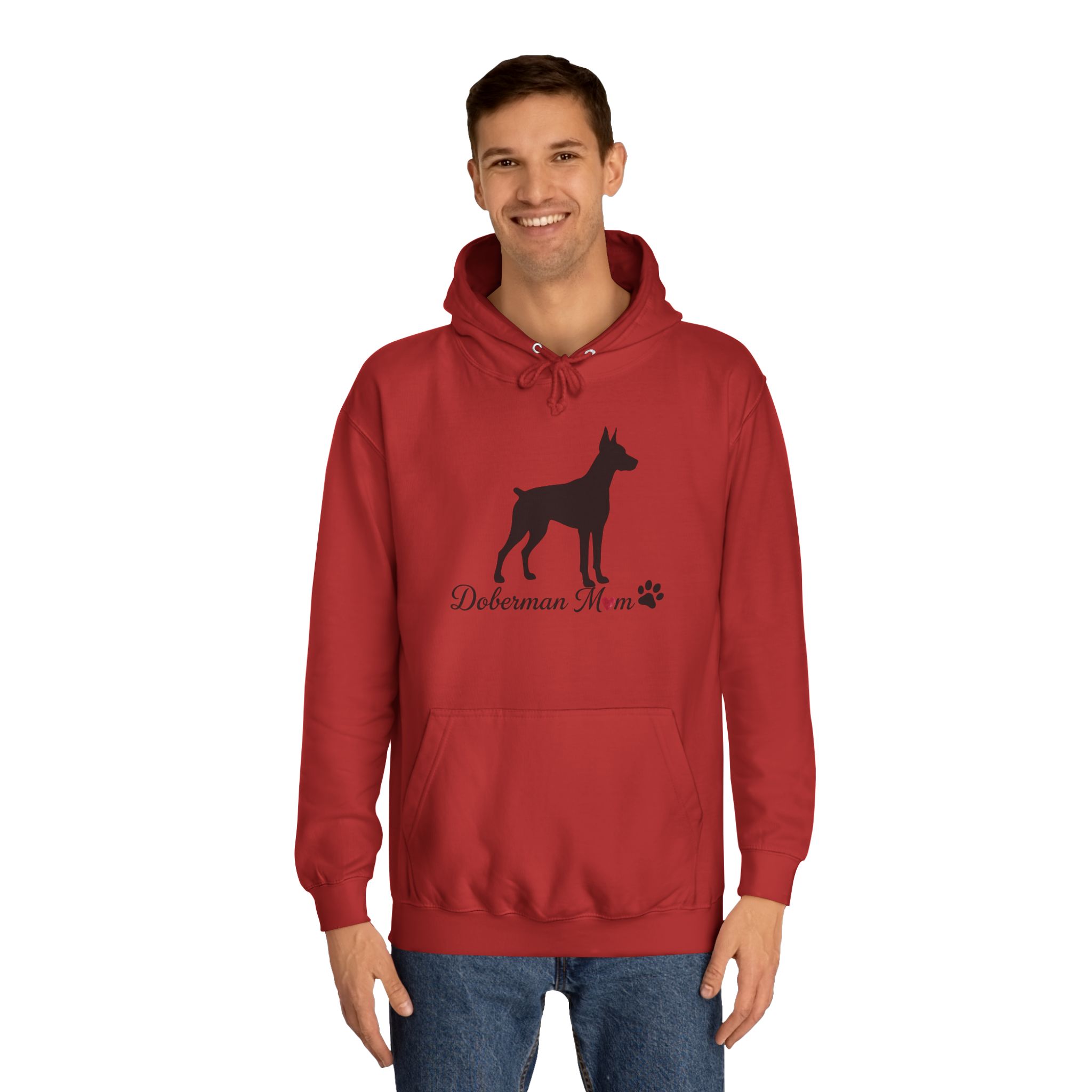 “Cropped Ears” Doberman Mom Hoodie - Image 43