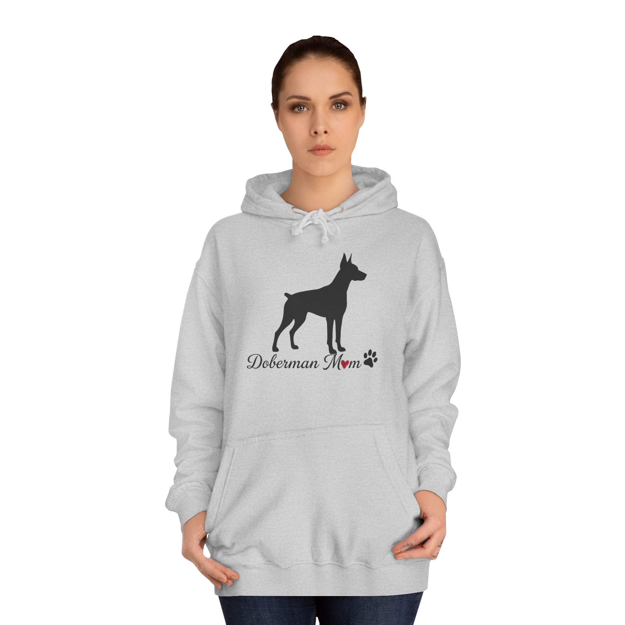 “Cropped Ears” Doberman Mom Hoodie - Image 16