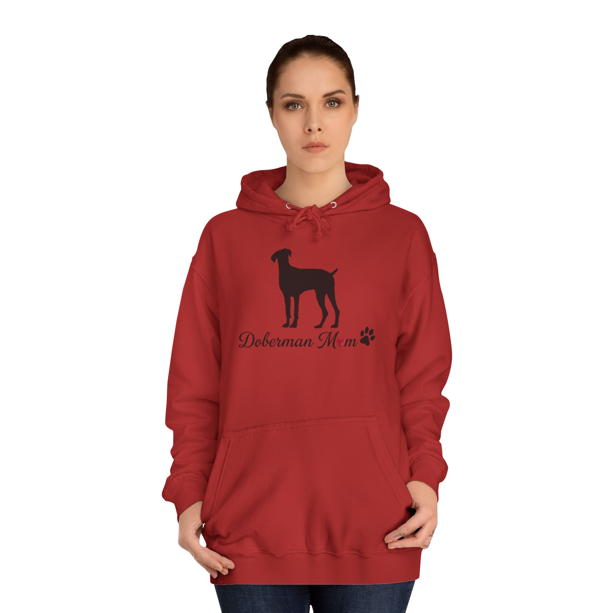 “Natural Ears” Doberman Mom Hoodie - Image 44