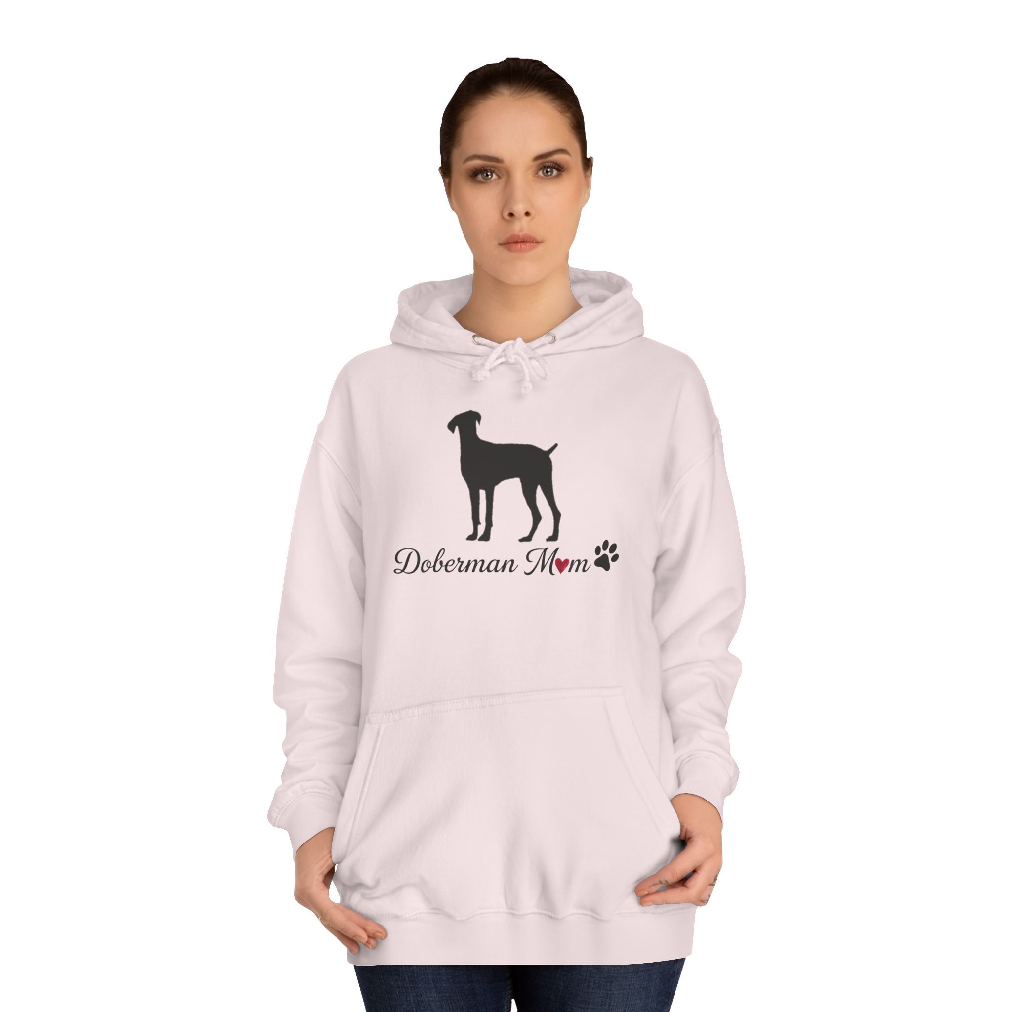 “Natural Ears” Doberman Mom Hoodie - Image 36
