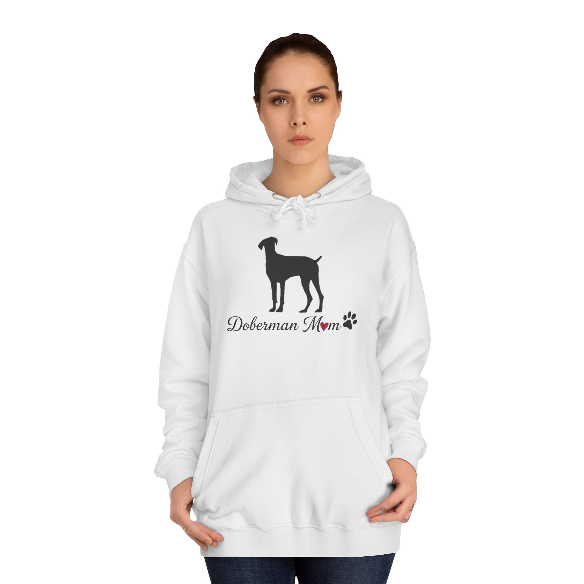 “Natural Ears” Doberman Mom Hoodie - Image 4