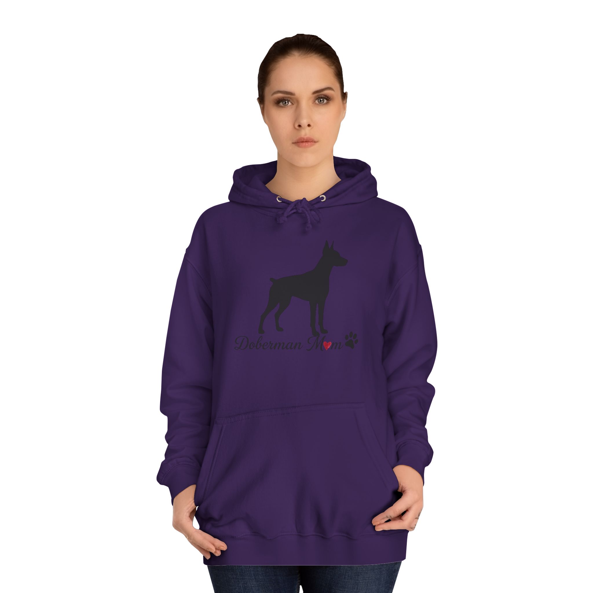 “Cropped Ears” Doberman Mom Hoodie - Image 32