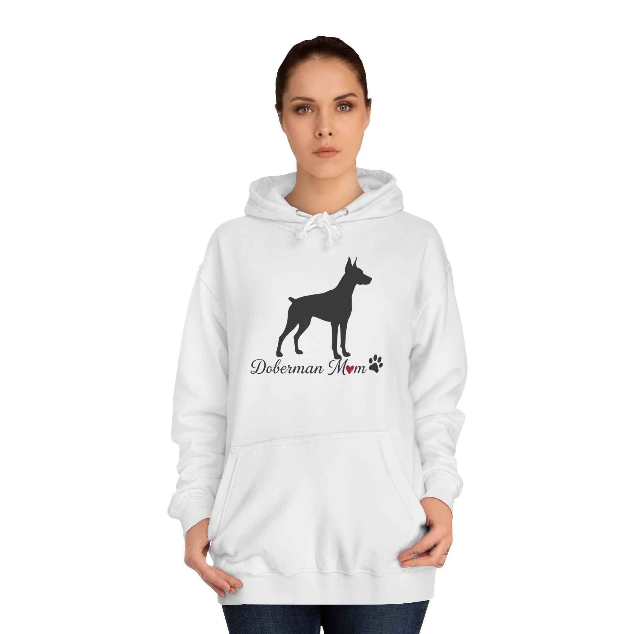 “Cropped Ears” Doberman Mom Hoodie - Image 4